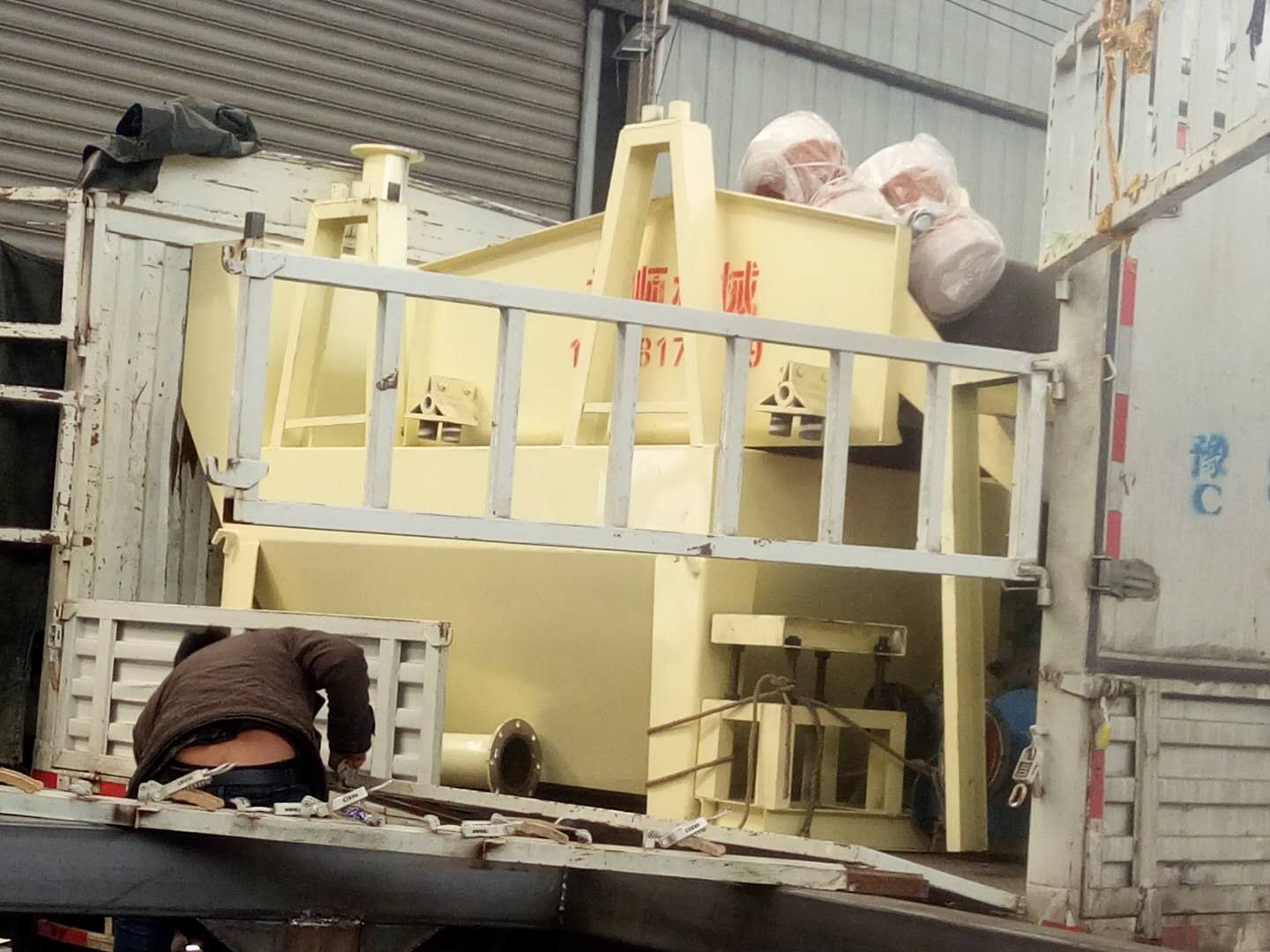 發(fā)往湖北長陽的350細砂回收機